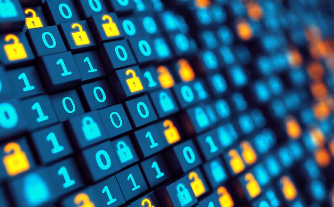 Abstract cybersecurity blocks